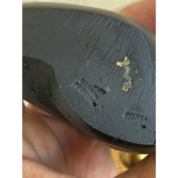 Vintage MCM Taxco Mexico Metal Seal with Ball Sculpture Figurine - Picture 10 of 11